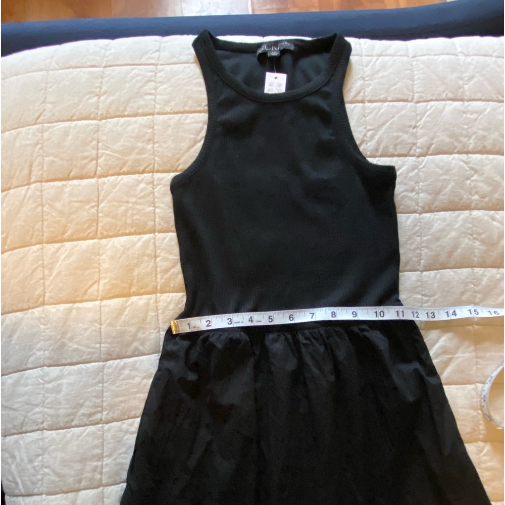 J. Crew Vintage high-neck cutaway tank poplin dress size XXS - Picture 10 of 11